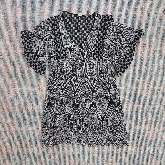 Anthropologie Akemi + Kin Brooke eyelet Swing Dress, size 4 - Picture 1 of 5